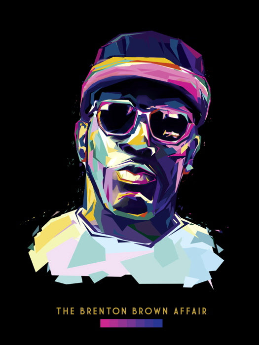 The Brenton Brown Affair Art Rap Hip-Hop Music Wall Art Print Poster