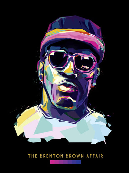 The Brenton Brown Affair Art Rap Hip-Hop Music Wall Art Print Poster