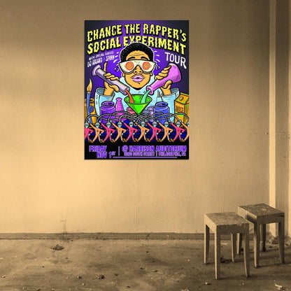 Chance The Rapper Art Rap Hip-Hop Music Wall Art Print Poster