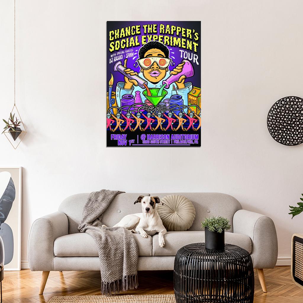 Chance The Rapper Art Rap Hip-Hop Music Wall Art Print Poster
