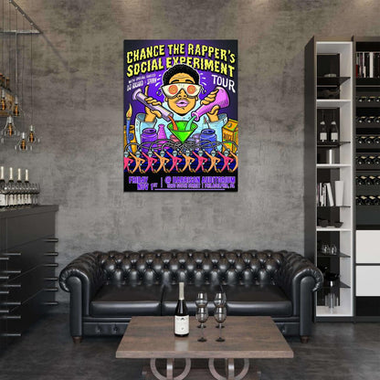 Chance The Rapper Art Rap Hip-Hop Music Wall Art Print Poster