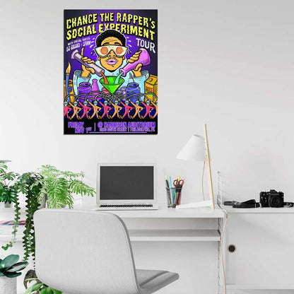 Chance The Rapper Art Rap Hip-Hop Music Wall Art Print Poster