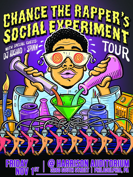 Chance The Rapper Art Rap Hip-Hop Music Wall Art Print Poster