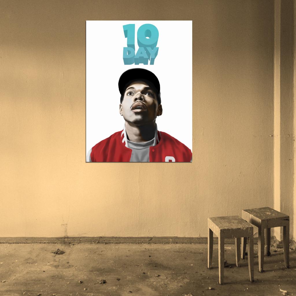 Chance The Rapper 10 Day Art Rap Hip-Hop Music Wall Art Print Poster