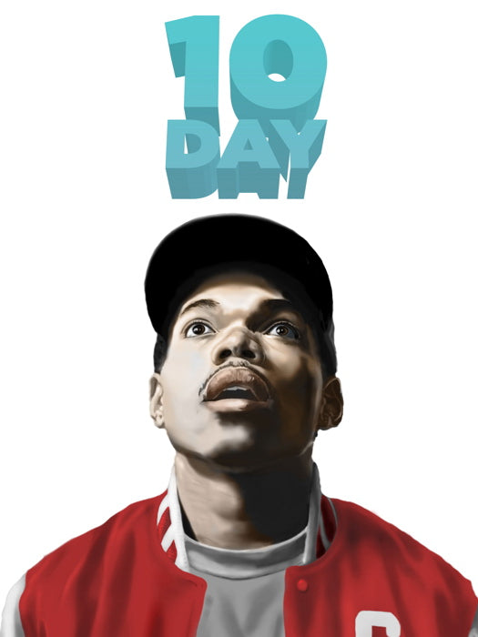 Chance The Rapper 10 Day Art Rap Hip-Hop Music Wall Art Print Poster