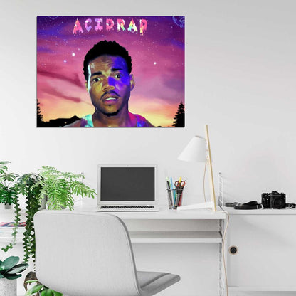 Chance The Rapper Acid Rap Art Rap Hip-Hop Music Wall Art Print Poster