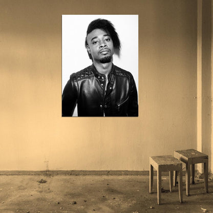 Danny Brown Rapper Rap Hip-Hop Music BW Wall Art Print Poster
