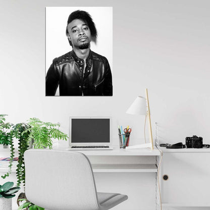Danny Brown Rapper Rap Hip-Hop Music BW Wall Art Print Poster