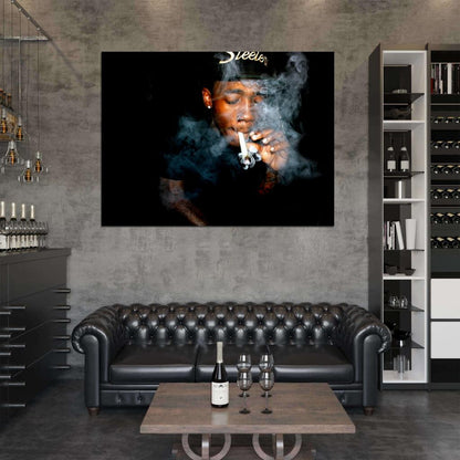 Dizzy Wright Smoke Rapper Rap Hip-Hop Music Wall Art Print Poster