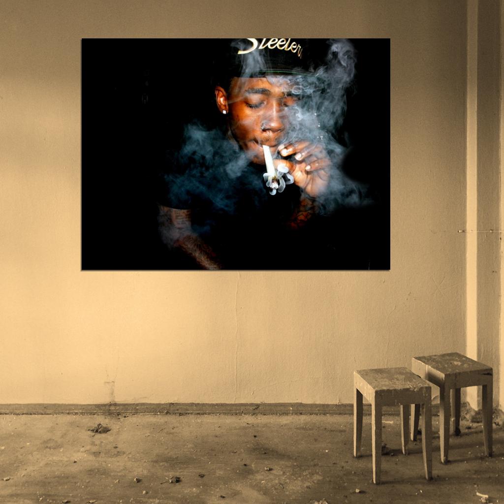 Dizzy Wright Smoke Rapper Rap Hip-Hop Music Wall Art Print Poster