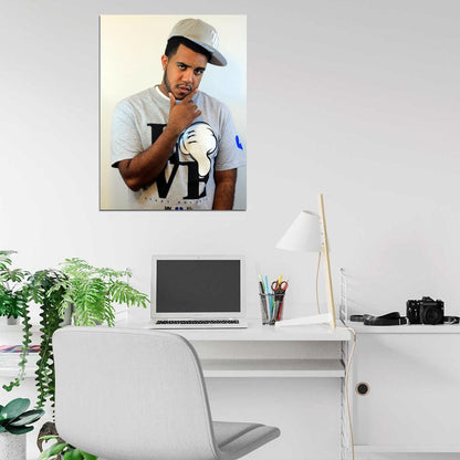 DJ Spinatik Rap Hip-Hop Music Wall Art Print Poster
