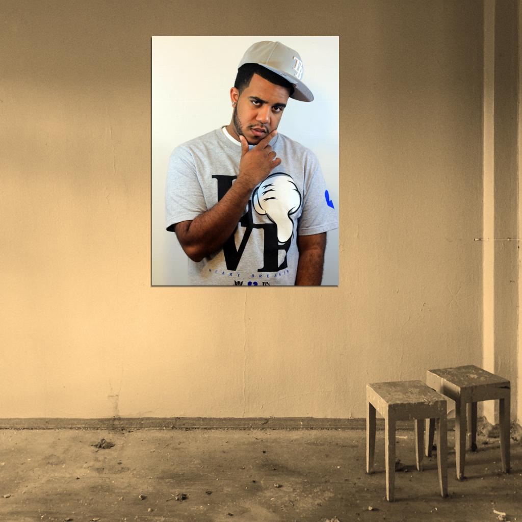 DJ Spinatik Rap Hip-Hop Music Wall Art Print Poster