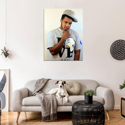 DJ Spinatik Rap Hip-Hop Music Wall Art Print Poster