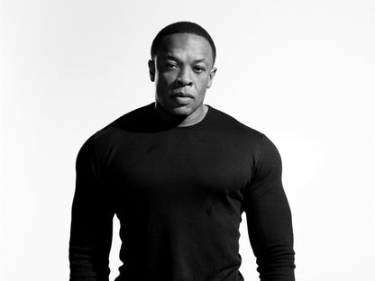 Dr. Dre Andre Young Rapper BW Gangsta Rap Hip-Hop Music Wall Art Print Poster