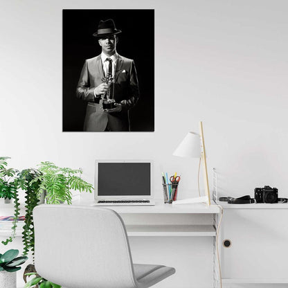 Drake VMA BW Artist Singer Rapper Hip-Hop Rap Music Wall Art Print Poster