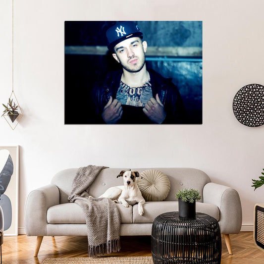 Emilio Rojas Rapper Hip-Hop Rap Music Wall Art Print Poster