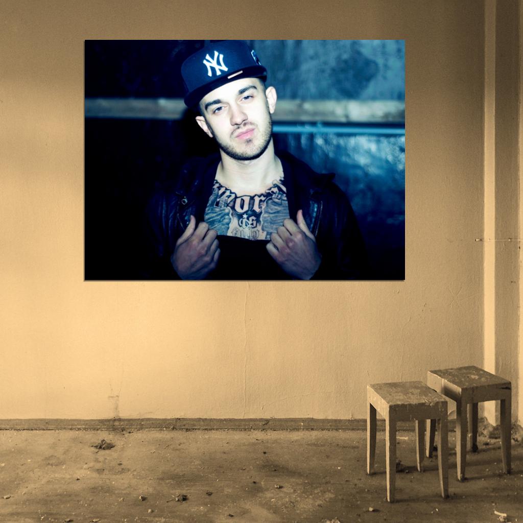 Emilio Rojas Rapper Hip-Hop Rap Music Wall Art Print Poster