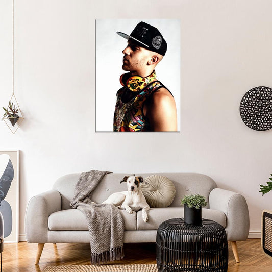 Emilio Rojas Rapper Hip-Hop Rap Music Wall Art Print Poster