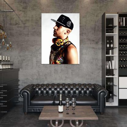 Emilio Rojas Rapper Hip-Hop Rap Music Wall Art Print Poster