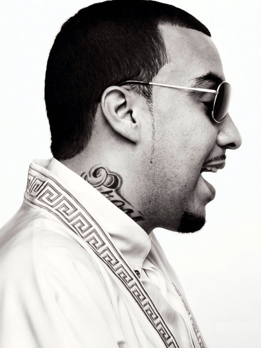 French Montana Portrait Rapper Hip-Hop Rap Music Wall Art Print Poster