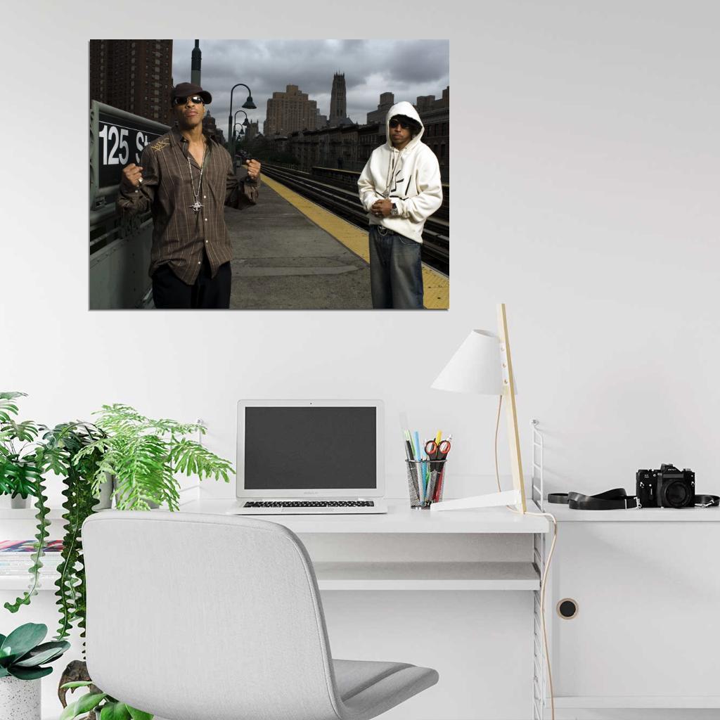 Gang Starr MC Guru DJ Premier Hip-Hop Rap Music Wall Art Print Poster