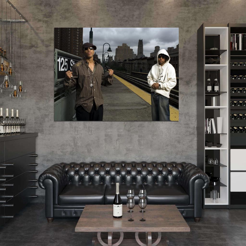 Gang Starr MC Guru DJ Premier Hip-Hop Rap Music Wall Art Print Poster