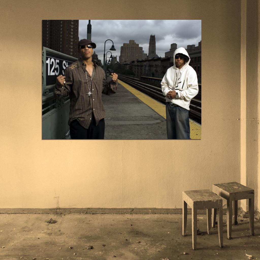 Gang Starr MC Guru DJ Premier Hip-Hop Rap Music Wall Art Print Poster