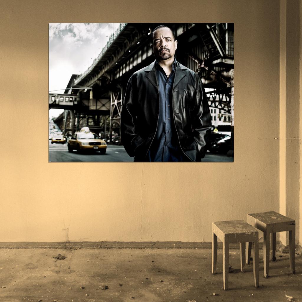 Ice-T Rapper Hip-Hop Music Gangsta Rap Wall Art Print Poster