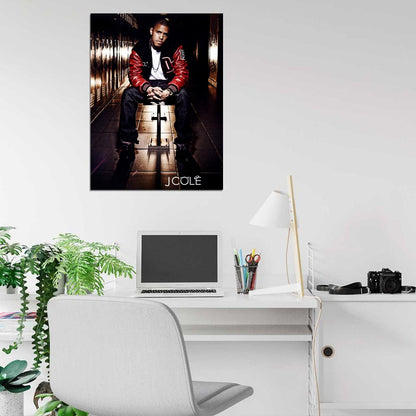 J. Cole Rapper Hip-Hop Music Rap Wall Art Print Poster