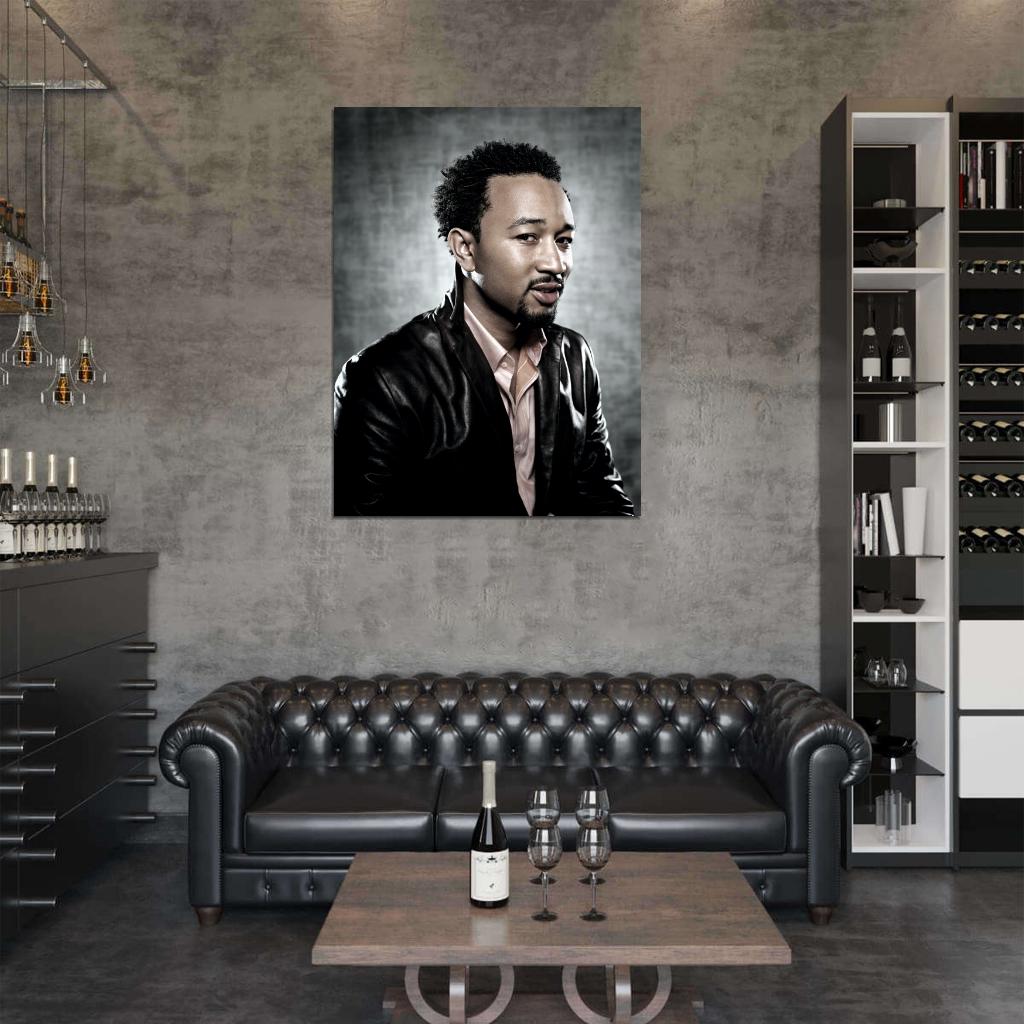 John Legend R&B Soul Singer Hip-Hop Music Wall Art Print Poster