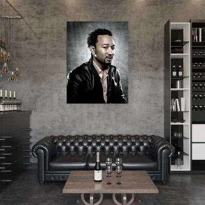 John Legend R&B Soul Singer Hip-Hop Music Wall Art Print Poster