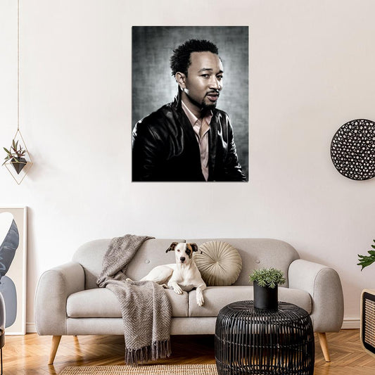 John Legend R&B Soul Singer Hip-Hop Music Wall Art Print Poster