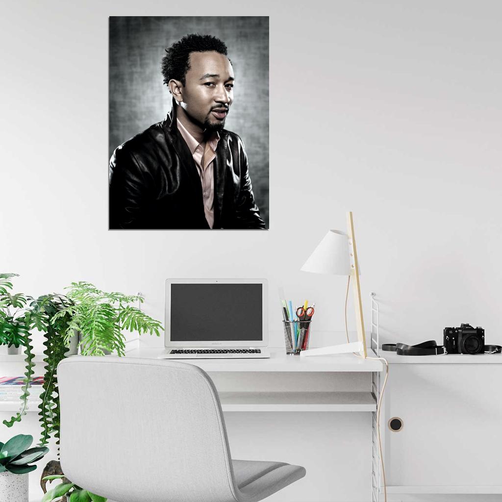 John Legend R&B Soul Singer Hip-Hop Music Wall Art Print Poster