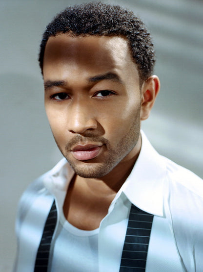 John Legend Portrait R&B Soul Singer Hip-Hop Music Wall Art Print Poster