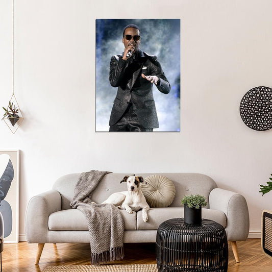Juicy J Live Concert Rapper Hip-Hop Music Rap Wall Art Print Poster