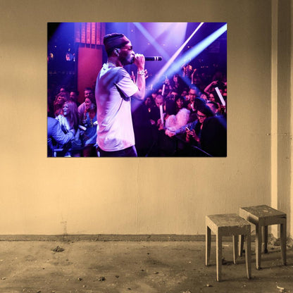 Juicy J Live Concert Rapper Hip-Hop Music Rap Wall Art Print Poster