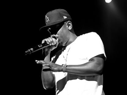 Kendrick Lamar Live Concert Microphone BW Rapper Hip-Hop Music Rap Wall Art Print Poster