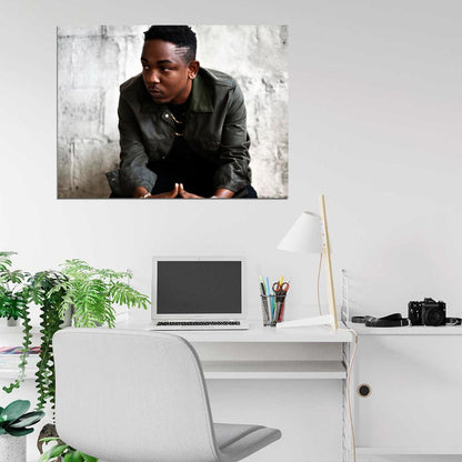 Kendrick Lamar Rapper Hip-Hop Music Rap Wall Art Print Poster
