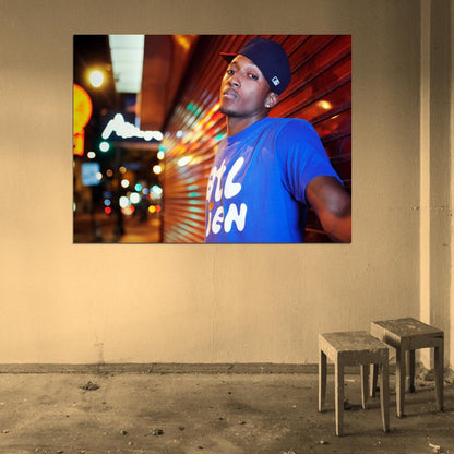 Lecrae Moore Rapper Christian Hip-Hop Music Rap Wall Art Print Poster