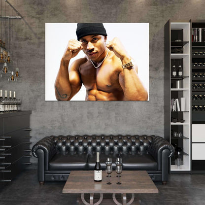 LL Cool J Shortless Muscles Rapper Hip-Hop Music Rap Wall Art Print Poster