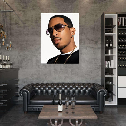 Ludacris Awesome Portrait Rapper Hip-Hop Music Rap Wall Art Print Poster