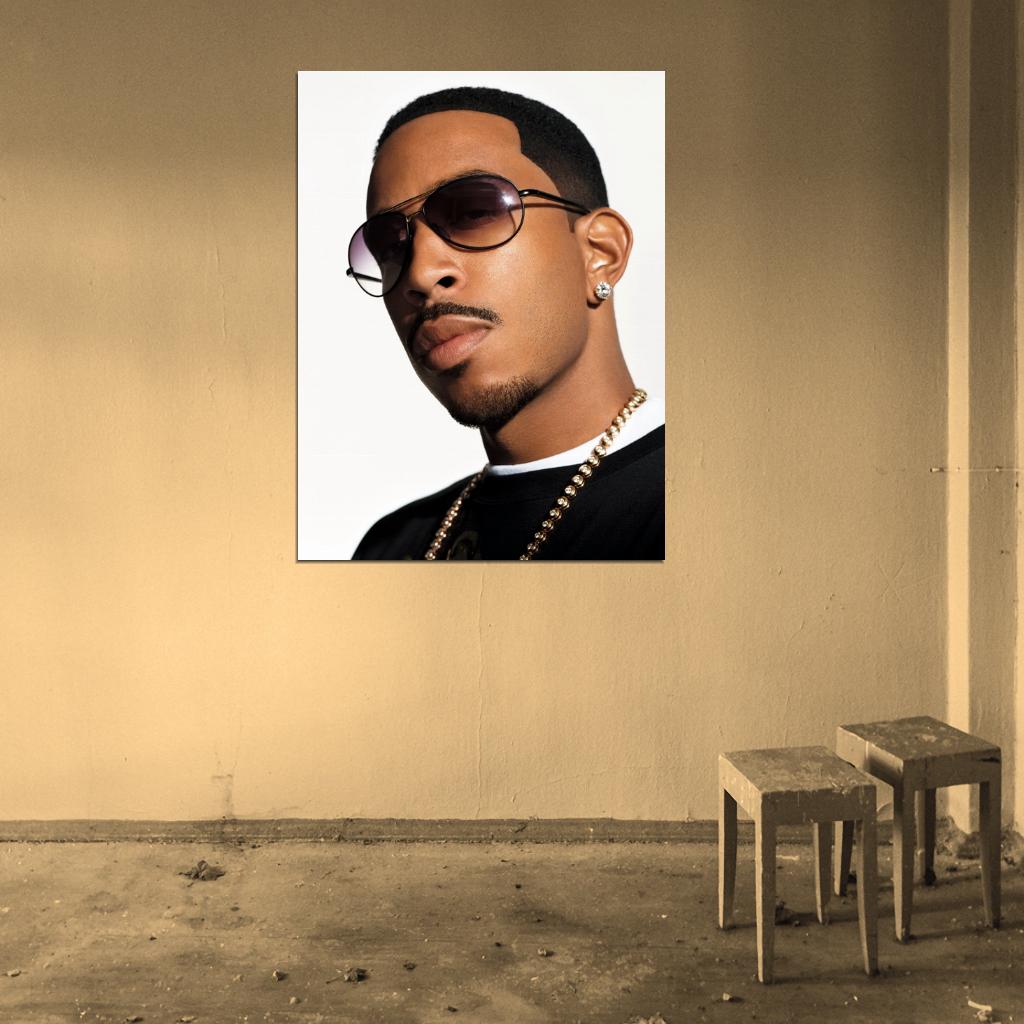 Ludacris Awesome Portrait Rapper Hip-Hop Music Rap Wall Art Print Poster