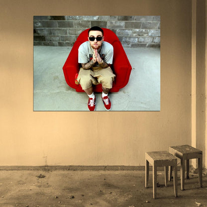Mac Miller Rapper Hip-Hop Music Rap Wall Art Print Poster