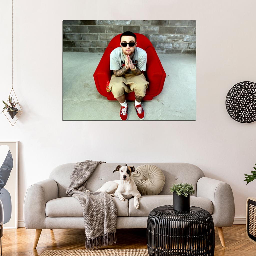 Mac Miller Rapper Hip-Hop Music Rap Wall Art Print Poster