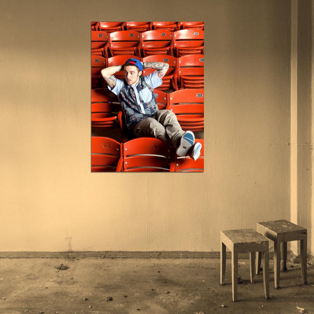 Mac Miller Rapper Hip-Hop Music Rap Wall Art Print Poster