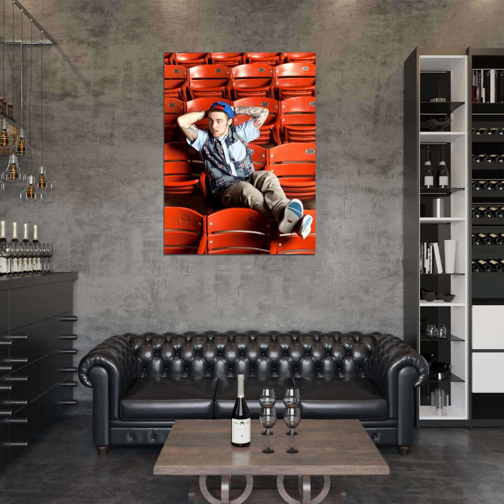 Mac Miller Rapper Hip-Hop Music Rap Wall Art Print Poster