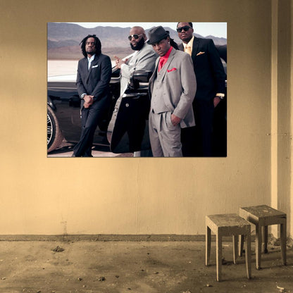 Maybach Music Group MMG Rick Ross Rapper Hip-Hop Music Rap Wall Art Print Poster