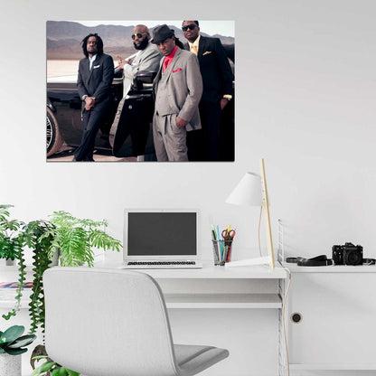 Maybach Music Group MMG Rick Ross Rapper Hip-Hop Music Rap Wall Art Print Poster