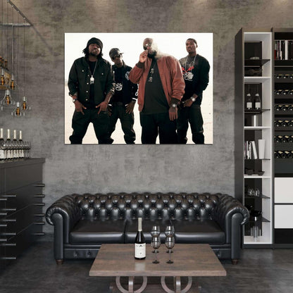 Maybach Music Group MMG Rick Ross Rapper Hip-Hop Music Rap Wall Art Print Poster