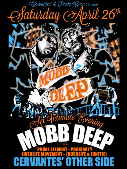 Mobb Deep Art Havoc Prodigy Rapper Hip-Hop Music Rap Wall Art Print Poster